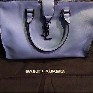 Saint Laurent Light Blue Satchel